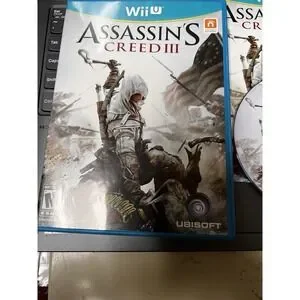 036-015 Assassin's Creed III Nintendo Wii U 2012 CIB Excellent Complete Game