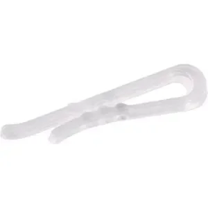 1 000 Pcs Clear Plastic Alligator Clips - Clear 1"-7/16'' Clothes Folding Clips