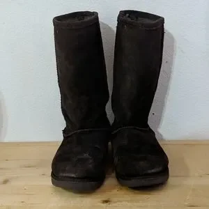 ❗$1 Bundled❗XHILARATION Dark Brown Boots Sherpa Lined