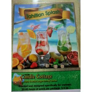 1 (ONE) THE CANDLE COTTAGE SCENTED WAX MELTS FOR WARMER - Made USA - Lead Free