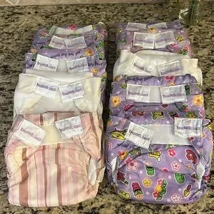 10 Bumkins AIO Cloth Diapers All-in-Ones Small