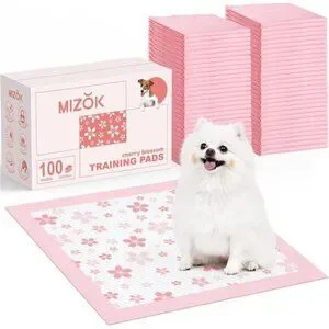 100 Cute Pet Pads 22"x 22"Leak-Proof Quick-Dry Design Pee Pads For Pets