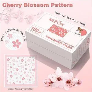 100 Cute Pet Pads 22"x 22"Leak-Proof Quick-Dry Design Pee Pads For Pets