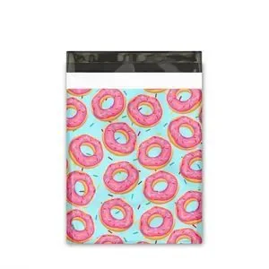 10pc 5 Polymailers 10 X 13 + 5 Matching thank You Cards