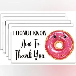 10pc 5 Polymailers 10 X 13 + 5 Matching thank You Cards