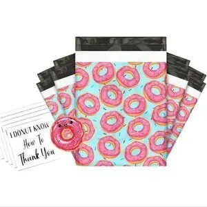 10pc 5 polymailers 10 x 13 + 5 matching thank you cards
