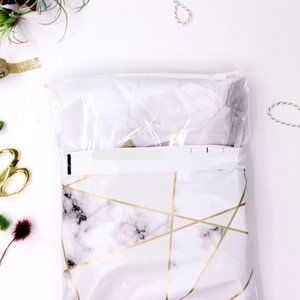 10x13 Poly Mailers - 50 Count Marble Designer