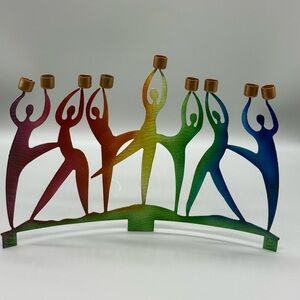 12” FESTIVAL OF LIGHTS MONORAH BY LYNN RAE LOWE