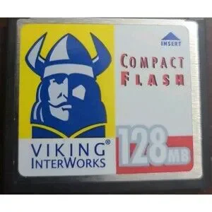 128MB CF Compact Flash Viking Interworks Memory Card