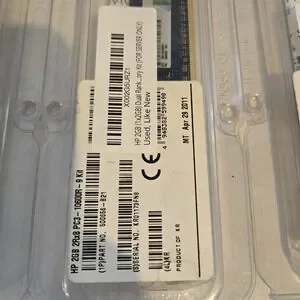 14 Used Mixed Lot HP 2GB 500656-b21 DDR-400MHz Dual Rank Memory Module See Pics