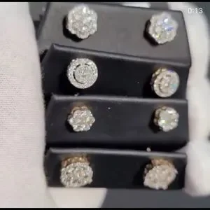 14K VS DIAMOND EARRINGS