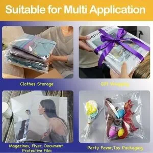 15 XL Cellophane Self Adhesive Bags
