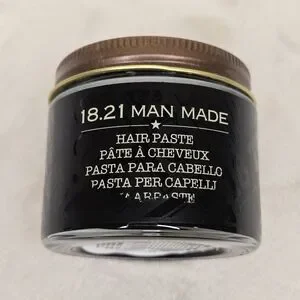 18.21 Man Made Hair Styling Paste Sweet Tobacco 2 Oz
