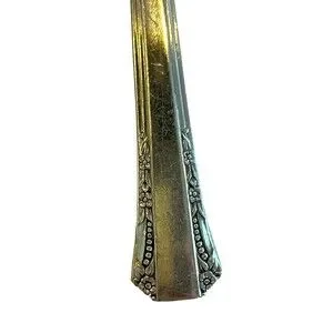 1881 Rogers Del Mar Vintage Silverplate Oneida Silver Grille Knives 2 Pcs 2409