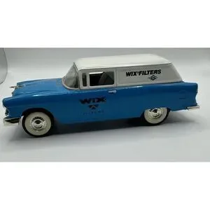 1955 CHEVROLET SEDAN DELIVERY WIX FILTERS LOCKABLE COIN BANK With Key