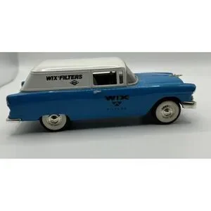 1955 CHEVROLET SEDAN DELIVERY WIX FILTERS LOCKABLE COIN BANK With Key