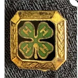 1959 GOLD 4-H PIN 10K Seventh Year Pin Vintage 1959 GOLD 4-H PIN 10K Seventh Year Pin Vintage