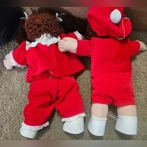 1986 Cabbage Patch Twim Boy And Girl Dolls