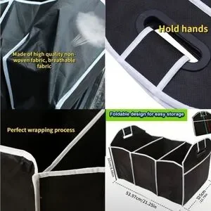 1pc Premium Universal Car Trunk Organizer