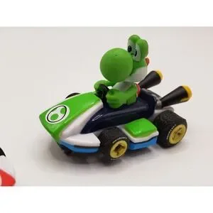 (2) Carerra RC Mini Mario Kart MARIO & YOSHI Cars No Remotes