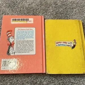 2 Dr. Suess Hardback Books