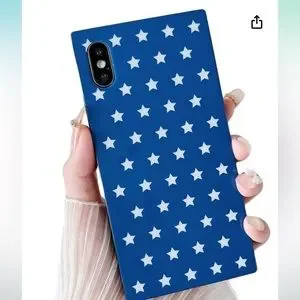 * 2 for $8 CASES * iPhone XS Max Patriotic Case Blue with Stars