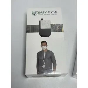 2 New EASY FLOW Personal Air Filtration System Pink / White Sealed Box Fresh