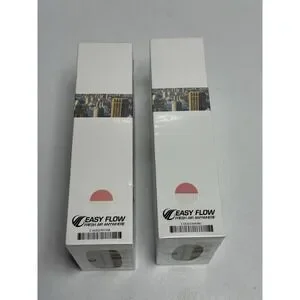 2 New EASY FLOW Personal Air Filtration System Pink / White Sealed Box Fresh