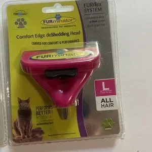 2 New In Package FURminator Brush Heads Size Small And Large