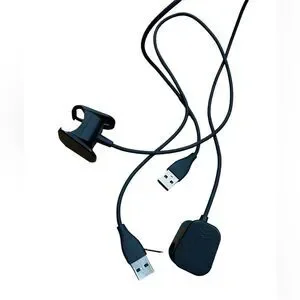 2 Official Fitbit "Charge" Charging Cables USB Clip-On Style