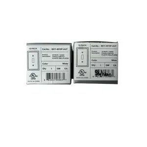 2 Pack ENERLITES Light Switch Cover Plate Size 1-Gang Plate
