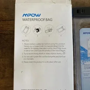 2 Pack Mpow Universal Waterproof Case Phone Pouch Dry Bag For IPhone Samsung