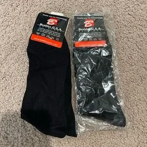 2 pcs BERKLEY USA black socks. One Size