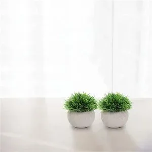 2 Pcs Fake Plants For Bathroom/Home Office Decor Small Artificial Faux Greenery
