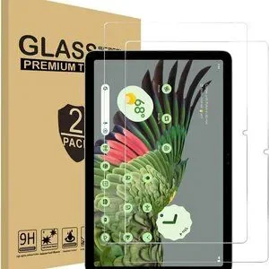 2 Pk-Premium Tempered Glass Screen Protectors for 2023 Google Pixel Tablet 11"