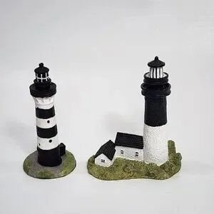 2 Scaasis Originals Pensacola Florida  Miniature Lighthouses