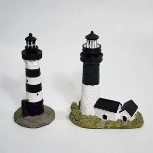 2 Scaasis Originals Pensacola Florida Miniature Lighthouses