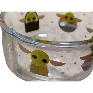 2 STAR WARS Baby Yoda JoyJolt Stoiva Double Wall Insulated Glass Tumblers 11.5oz