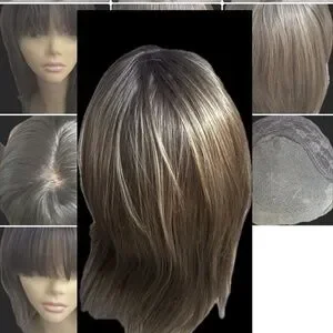 (2) Yes Two Layered Lace Front Low Density Synthetic Wig