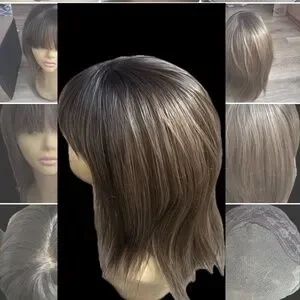 (2) Yes Two Layered Lace Front Low Density Synthetic Wig