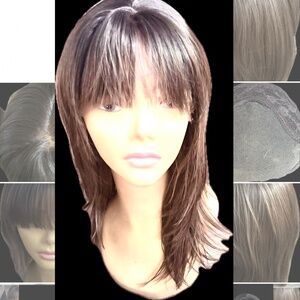 (2) Yes Two Layered Lace Front Low Density Synthetic Wig