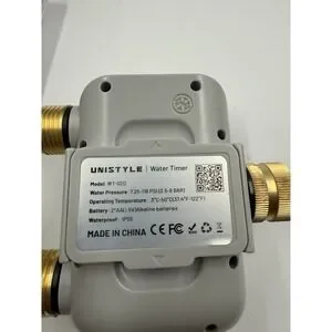2 Zone Sprinkler Timer With Brass Inlet And Outlet Unistyle Programmable IP55
