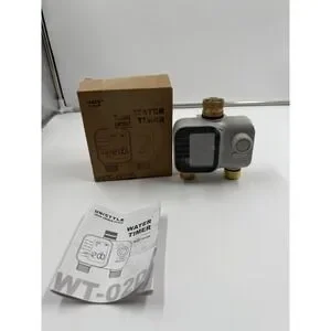 2 Zone Sprinkler Timer With Brass Inlet And Outlet Unistyle Programmable IP55