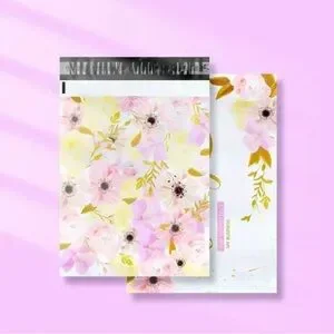 20 Floral Poly Mailers