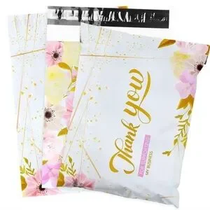 20 Floral Poly Mailers