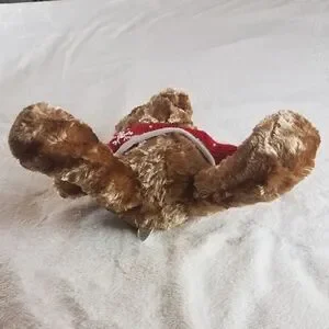2003 Galerie Christmas Plush Brown Bear