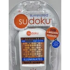 2006 Illuminated Sudoku Hand Held Game Touchscreen‎ w/Stylus Brand New Fast Ship