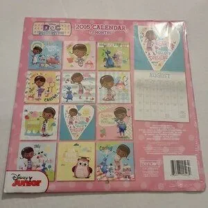 2016 DISNEY DOC McSTUFFINS 12 MONTH WALL CALENDAR-NEW-SEALED-2016*-VINTAGE