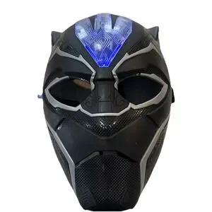 2017 Marvel Black Panther Light Up Electronic Mask Helmet Cosplay Comicon