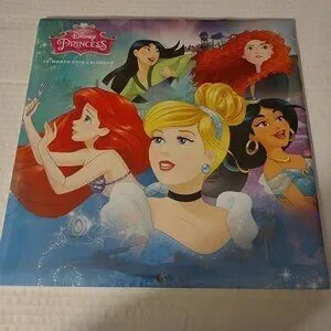 2018 DISNEY PRINCESS -12 MONTH CALENDAR-NEW-SEALED-2018-VINTAGE 2018 DISNEY PRINCESS -12 MONTH CALENDAR-NEW-SEALED-2018-VINTAGE
